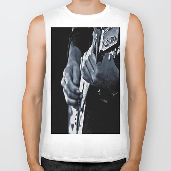 Music Has No Color Biker Tank