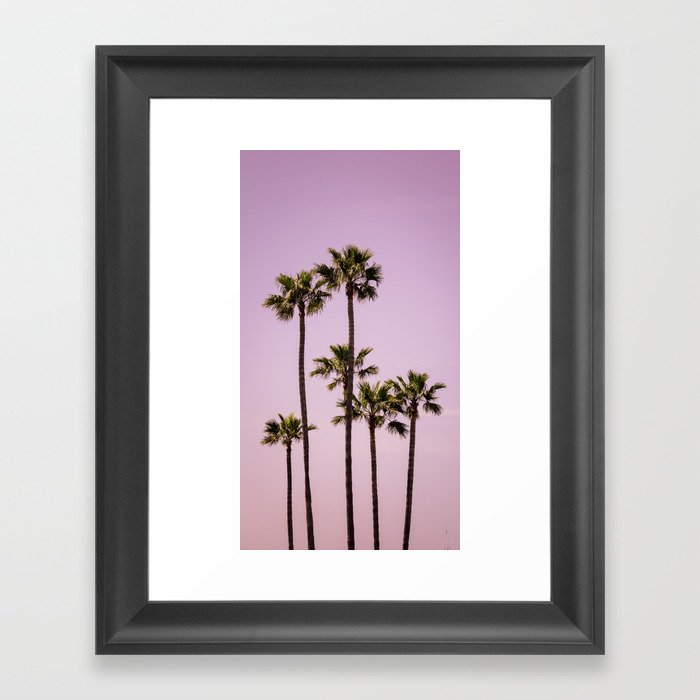 Los Angeles Sunset Framed Art Print