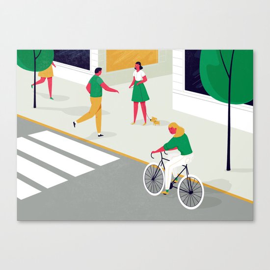 City Canvas Print