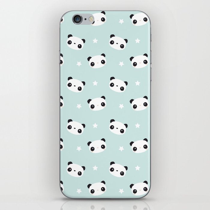 Panda in love iPhone Skin