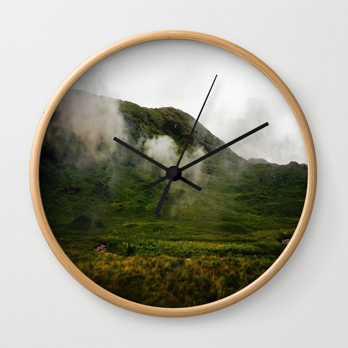Green Land Wall Clock