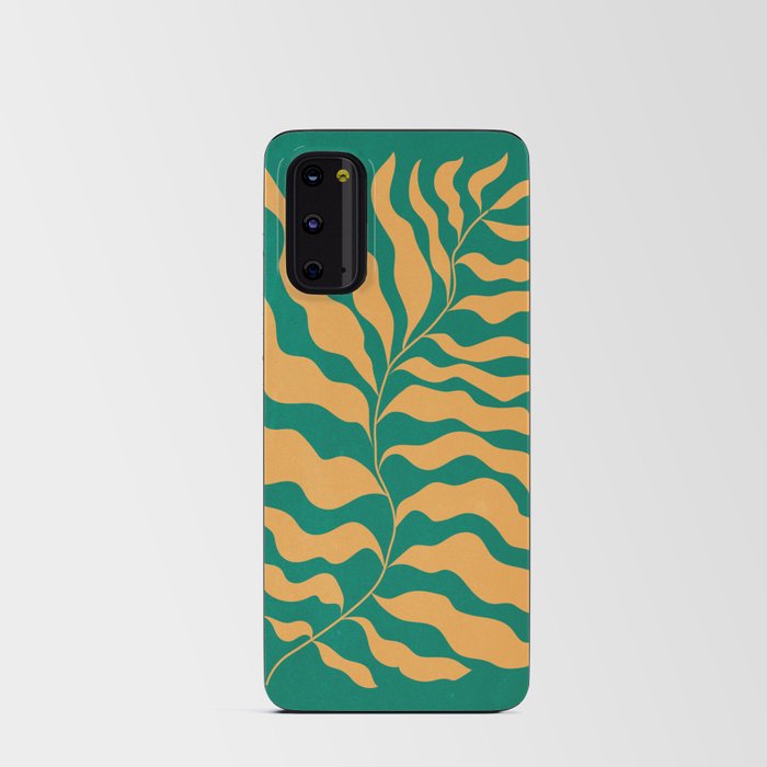 JAZZ FERNS 02 | Tropical Green & Casablanca Matisse Edition Android Card Case