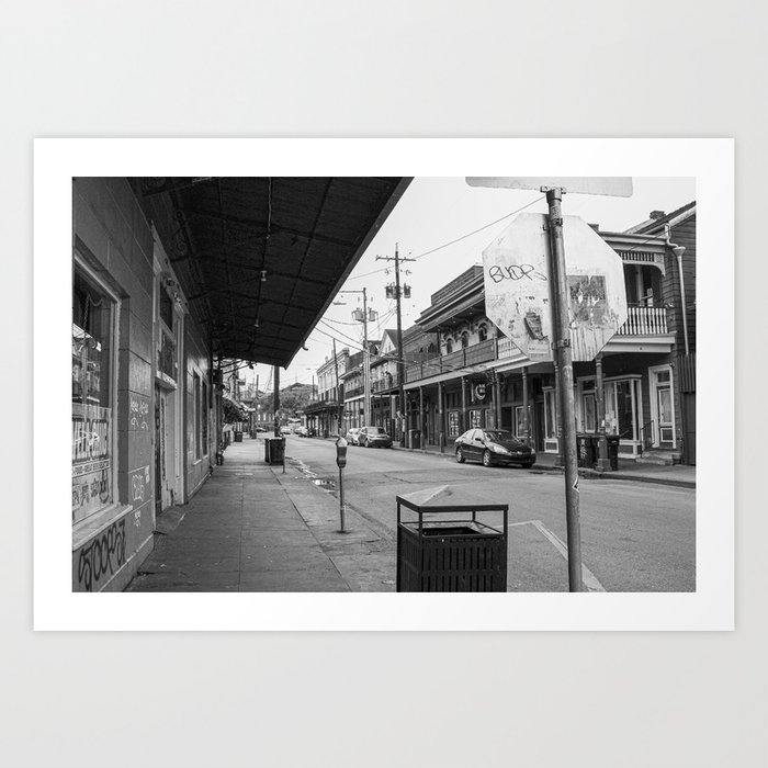 New Orleans Frenchmen St 2020 Pandemic Art Print