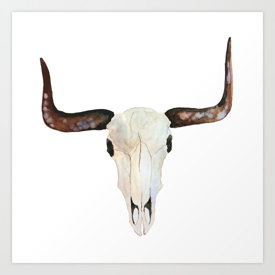 Animal Skull Art Print