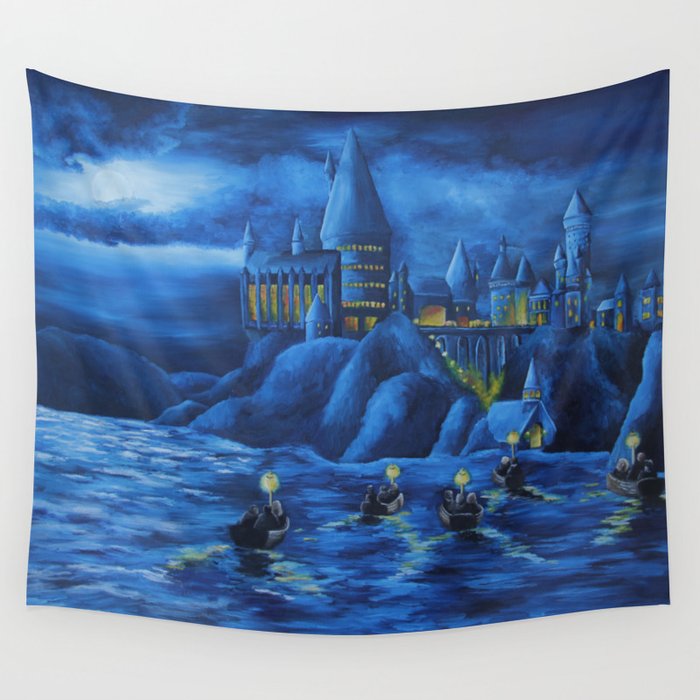 Hogwarts Castle Wall Tapestry By Elizabethzaltsman Society6