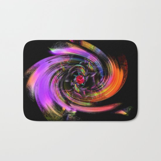 Flowers magic roses 7 Bath Mat