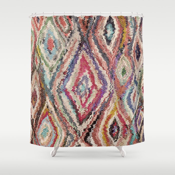Loose Moroccan Shower Curtain