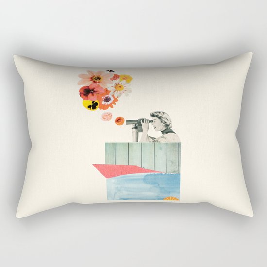 in bloom Rectangular Pillow