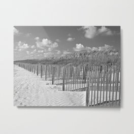 Along the Dunes Metal Print | Digital, Beachdecor, Stanchions, Nature, Floridabeaches, Photo, Landscape, Beachwallart, Sanddunes, Bathroomwallart 
