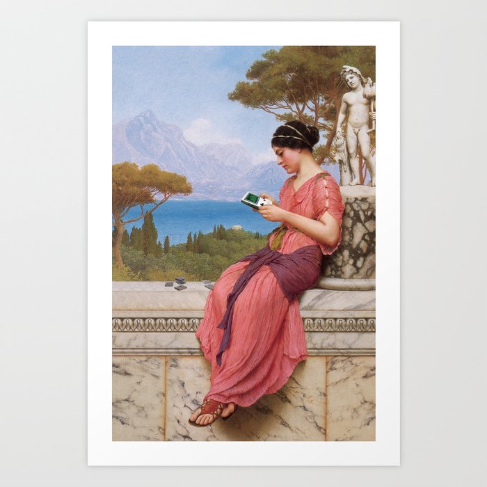 The Game Of Love Art Print
