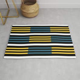 Colorful stripes Area & Throw Rug