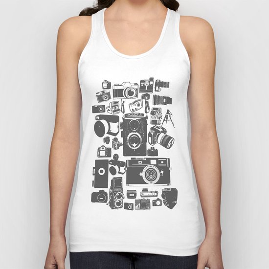 Cameras Unisex Tank Top