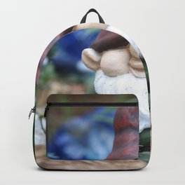 Garden Gnome With Angel Backpack