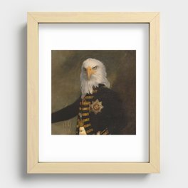 War Eagle Recessed Framed Print