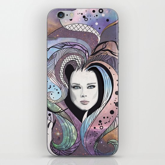 cosmic girl iPhone & iPod Skin