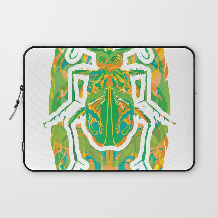 Tiger Beetle _ psychedelic bug 2.0 Laptop Sleeve