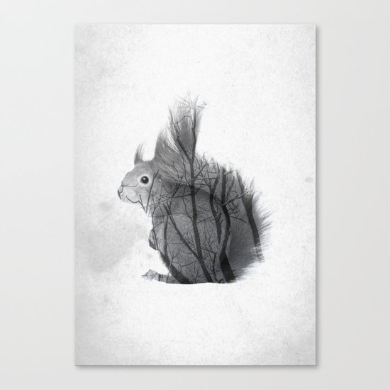 Up The Branches Canvas Print