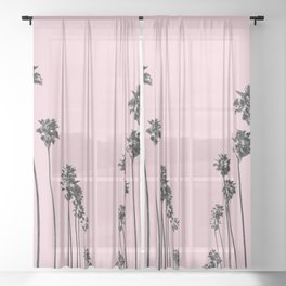 Palm trees 13 Sheer Curtain