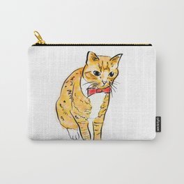 CAT WITH A BOW TIE Carry-All Pouch