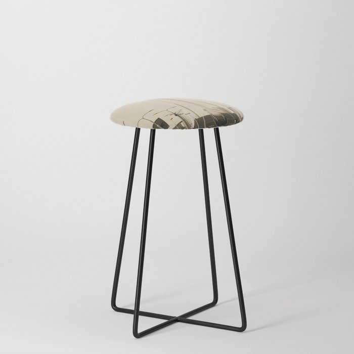Cable-stayed bridge Counter Stool