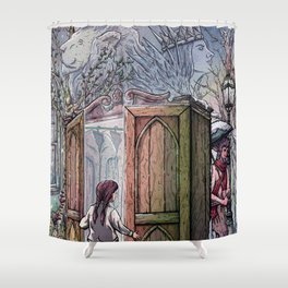 Lucy's Discovery Shower Curtain