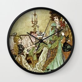 “Little Cinders and Her Sisters” by Charles Folkard Wall Clock