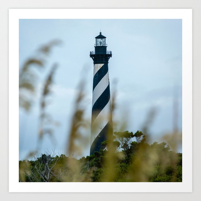 Cape Hatteras Lighthouse Outer Banks North Carolina OBX Photography Art Print