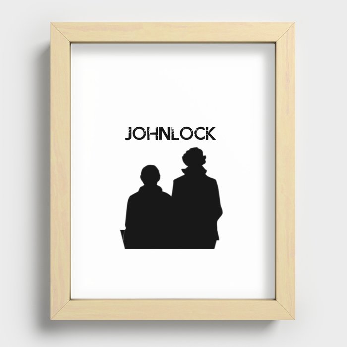 Johnlock Recessed Framed Print