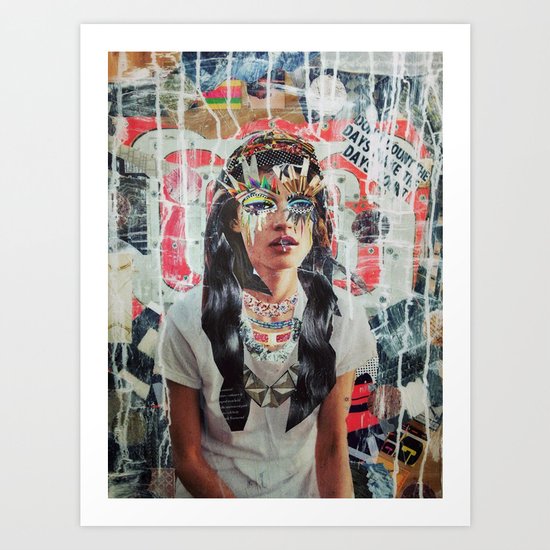 White T Art Print