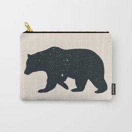 Bär - Bear Carry-All Pouch | Galaxy, Nature, Animal, Teddy, Sky, Landscape, Burningstar, Space, Silhouette, Curated 