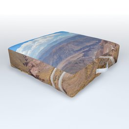 Argentina Photography - The Mountain Peak Called Cuesta De Lipán Outdoor Floor Cushion