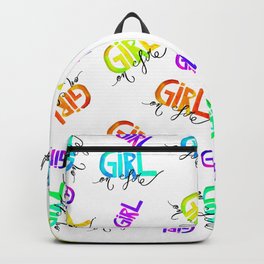 Girl on fire1 Backpack