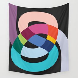 Loopy Bright Wall Tapestry