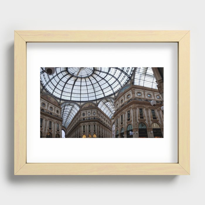 Welcome to Milan Recessed Framed Print