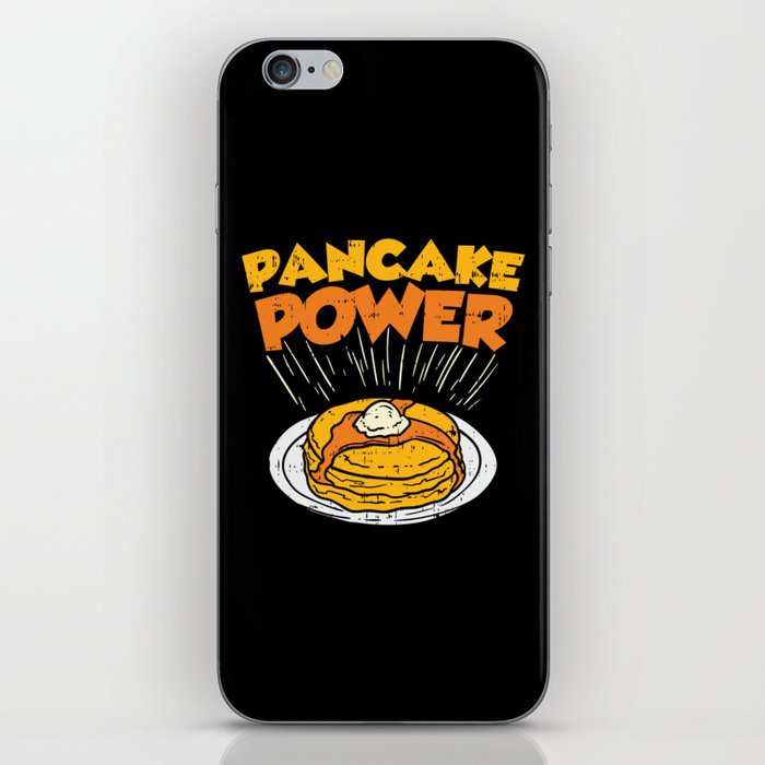 Pancake Power For Bodybuilding And Weightlifting iPhone Skin