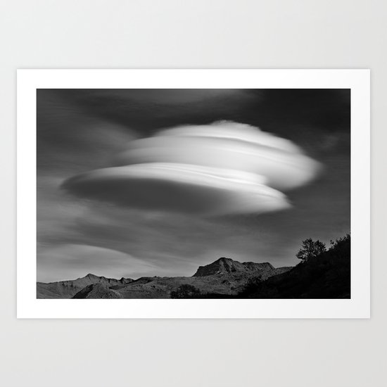 Lenticular Over Alcazaba 3315 Meters Art Print