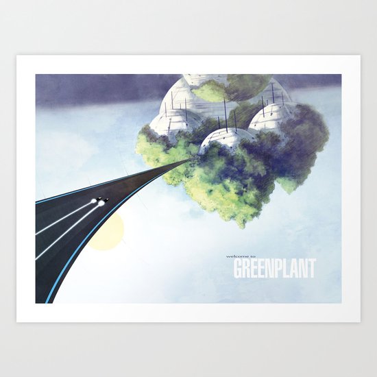 Green Plant - F-Zero GP Art Print