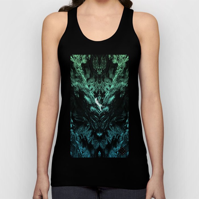 Skybreather — Symm 002 / Green Meets Blue Tank Top