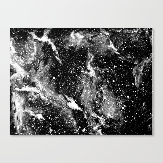Galaxy (B/W) Canvas Print
