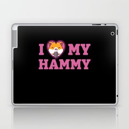I Love My Hammy Hamster Laptop Skin