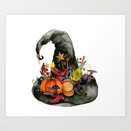 Autumn Witch  Art Print
