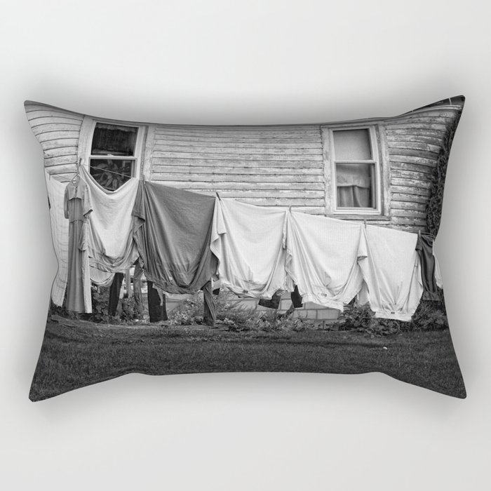 Amish Laundry Rectangular Pillow