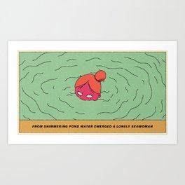 Summer of Love - Seawoman Art Print