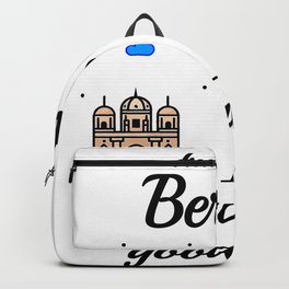 Travel To Berlin Is Always A Good Idea Backpack | Tourist, Berlin, Sights, Journey, Berlincathedral, Trip, Excursion, Jabinga, Traveler, Vacation 