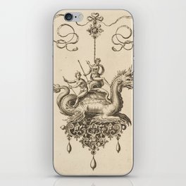 Poseidon and the Kraken iPhone Skin