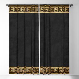 Greek Pattern Blackout Curtain