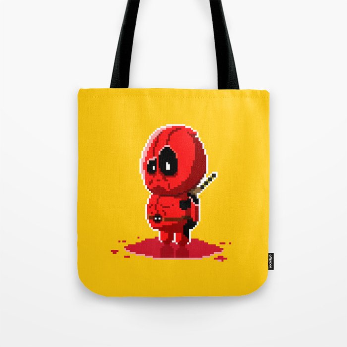 8 bit Merc with a Mouth Tote Bag