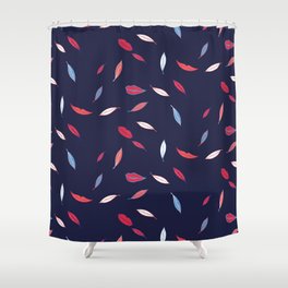 Lips & Leaves Shower Curtain