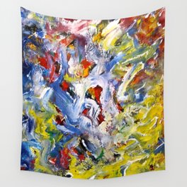Sunshine In Blue Wall Tapestry