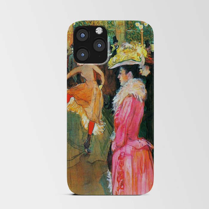 Henri de Toulouse-Lautrec - At the Moulin Rouge,The Dance ,1890 iPhone Card Case